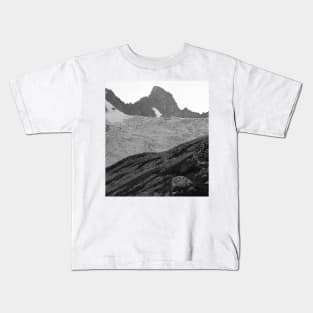 Alps Mountains Glassier Landscape Kids T-Shirt